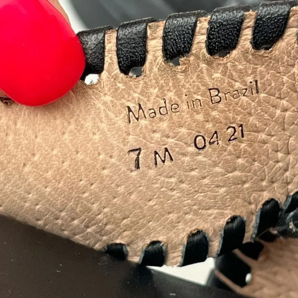 Jack Rogers Lexi criss cross sandals black 7 - Picture 9 of 10